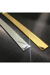 Şerit Ayna 5x244 Cm 5 Adet Gold Renk Kendinden Yapışkanlı