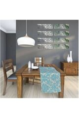 Dekoratif Labırent 20x Pleksi Dekor Ayna 7x7cm Tavan Antre Mobilya Duvar Yapışkan Bantlı