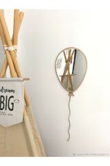 Çocuk Odası Dekoratif Pleksi Ayna - Balon Temalı- 3 Mm Mdf & Pleksi- Gümüş