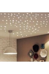 Dekoratif Ayna Gold 50 Adet Altın Yıldız Tavan Duvar Pleksi Çift Taraflı Bant Gökyüzü 5*5-3*3cm
