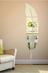 25x100 Cm Dekoratif Duvar Dekorasyon Tüy Desen Gold Altın Ayna Pleksi Şık Estetik Havalı 1mm