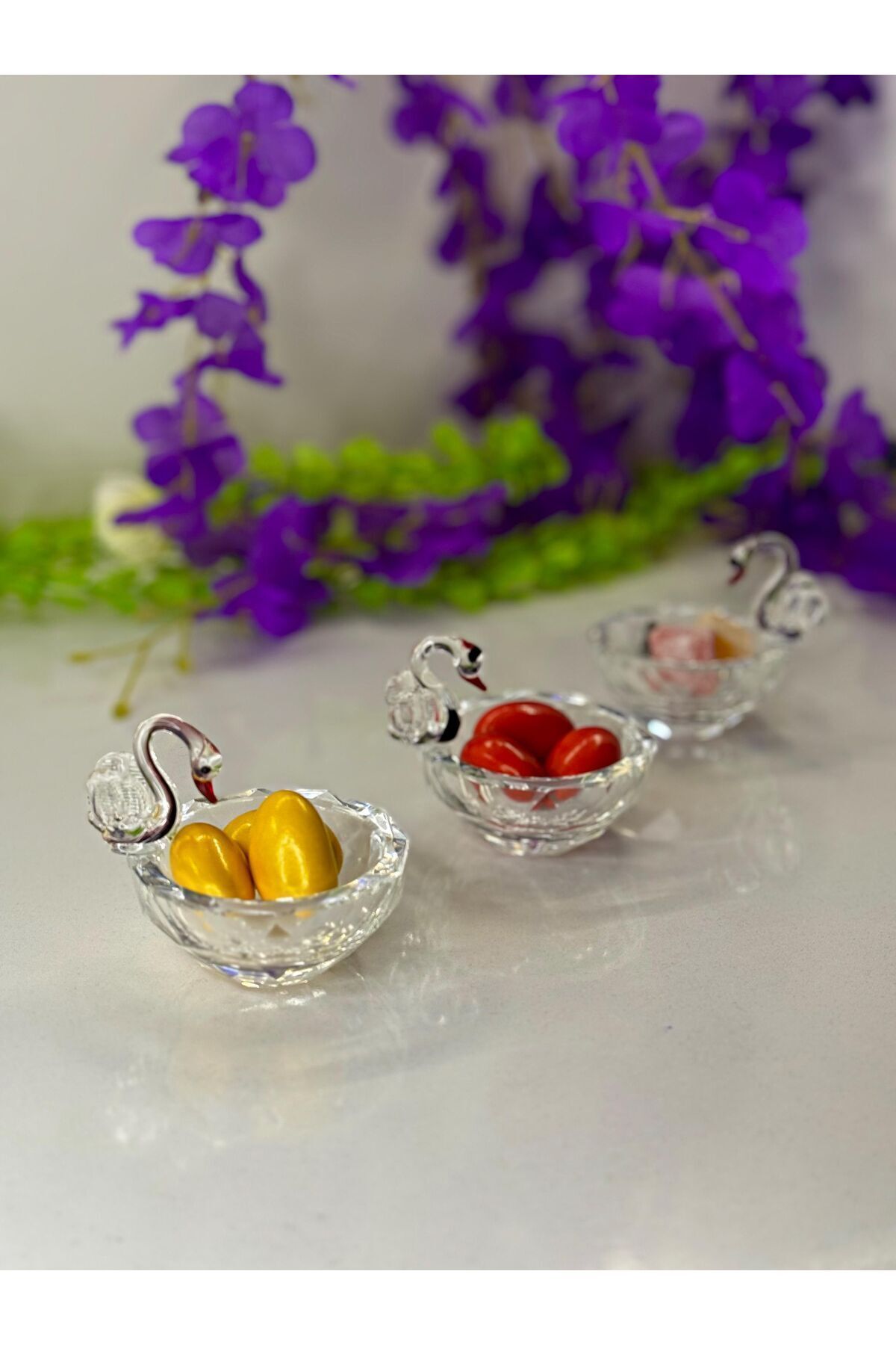 Dream Glass Kristal 6'lı Lüks Lokumluk Sade