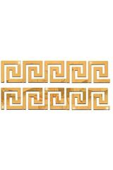 Labirent Bordür Dekoratif Pleksi Ayna (kendinden Yapışkanlı) Gold 7x7cm 20 Adet Gold