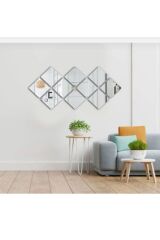 Dekoratif Pleksi Ayna (20X20 4 ADET) Kendiliğinden Yapışkanlı