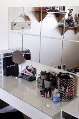 Kare 4 Parçalı 20x20 Ayna Beyaz