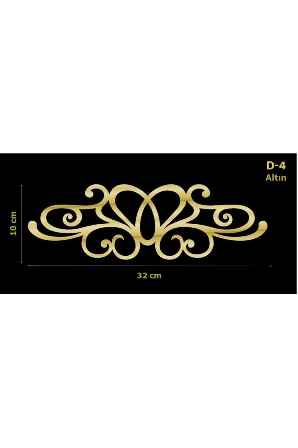 Dekoratif Gold Aynalı Pleksi Mobilya Dolap Ve Duvar Süsü Gold