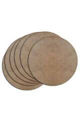 18 Adet 30 Cm Naturel Ahşap Supla Tahtası Ham Mdf Ahşap Supla Levha Sunumluk Natural