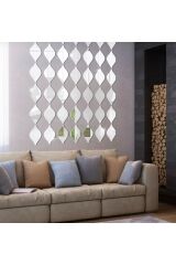 Gümüş Pleksi Su Damlası ( 15x26 10 Adet) Gümüş