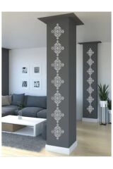 Dekoratif Pleksi Duvar Süs 18x15 Cm Ebat Gold Renk (6'lı Paket) Gümüş