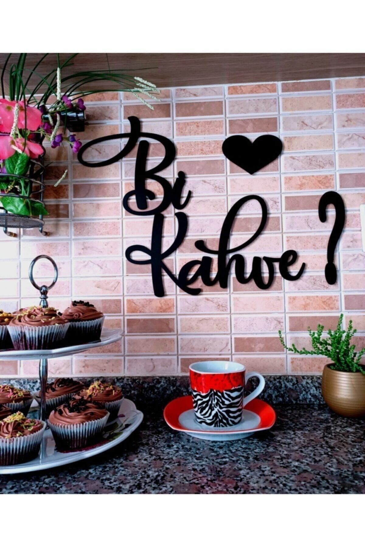 Bi Kahve Ev Duvar Dekor Si̇yah
