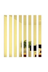 Şerit Pleksi Yapışkanlı Gold Ayna 1.8 Cm X 120 Cm ( 5 Adet ) Gold