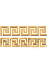 Labirent Bordür Dekoratif Pleksi Ayna (kendinden Yapışkanlı) Gold 7x7cm 10 Adet