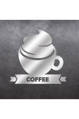 Coffee Mutfak Dekoratif Pleksi Ayna