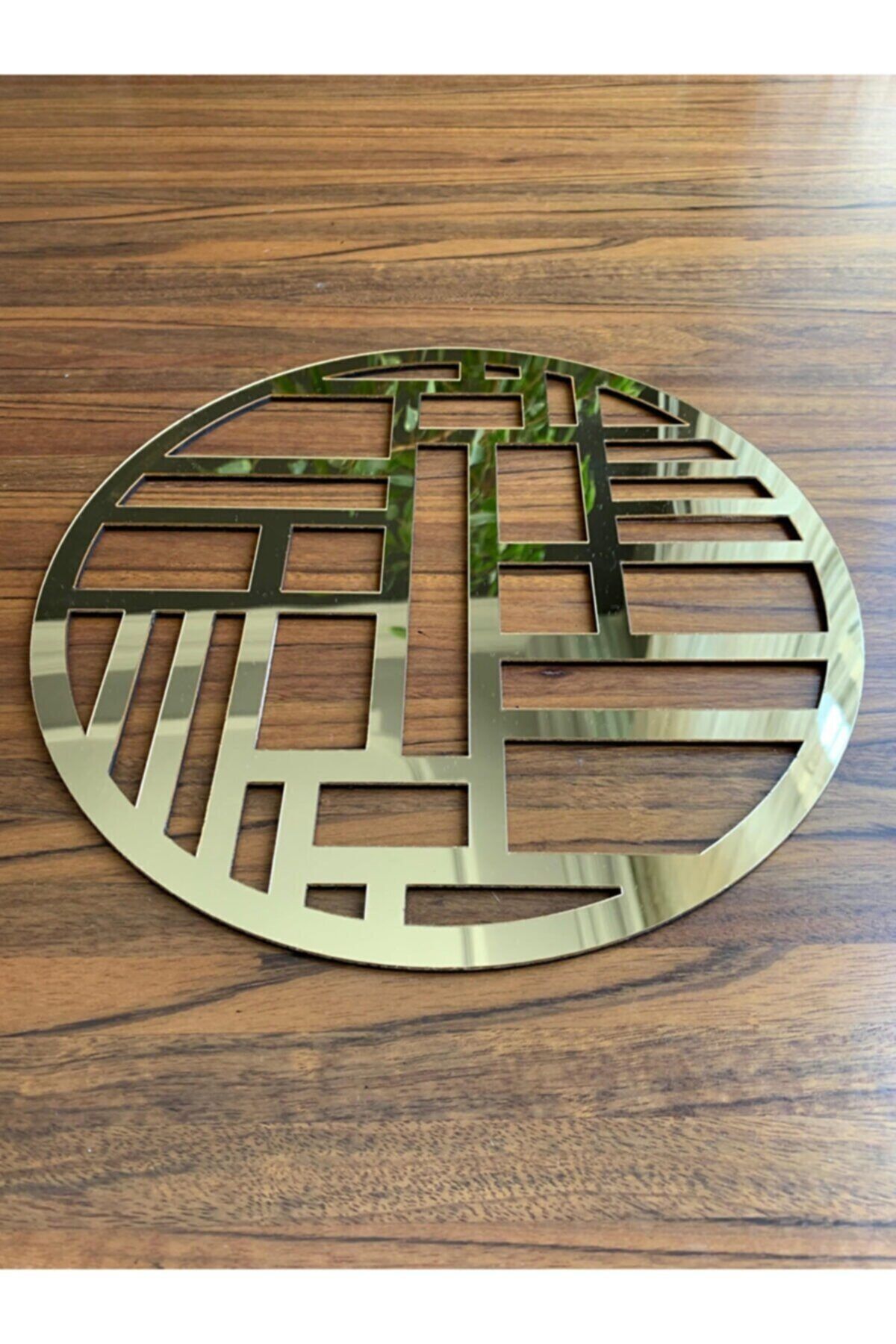 Mono Desıgn Supla Gold Ayna Pleksi - 30 Cm Gold Altin Ayna Pleksi̇