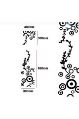 Yaratıcı Daire Akrilik Pleksi Ayna Duvar Dekoru