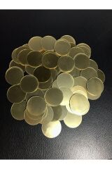 Altın Renkli Yapışkanlı Aynalı Pleksi Yuvarlak 3 Cm Çapında 200 Lü Paket