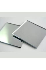 1 Mm 30x20 Cm Gümüş-silver Renkli Yapışkanlı Aynalı Pleksi Gümüş