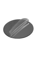1 Mm Gümüş Renkli Yapışkanlı Aynalı- Silver Pleksi Levha - Yuvarlak - Daire Kesim 20 Cm Çapında Gümüş