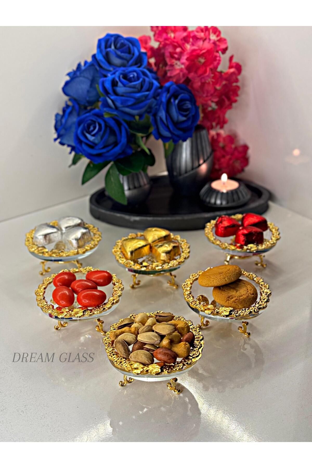 6 KİŞİLİK LOKUMLUK  & ŞEKERLİK & REÇELLİK Gold