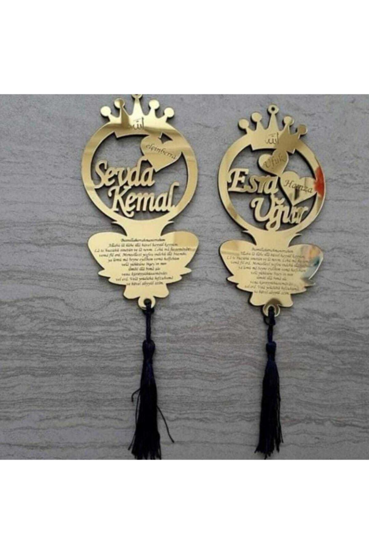 Pleksi Gold Dikiz Aynası Süsü