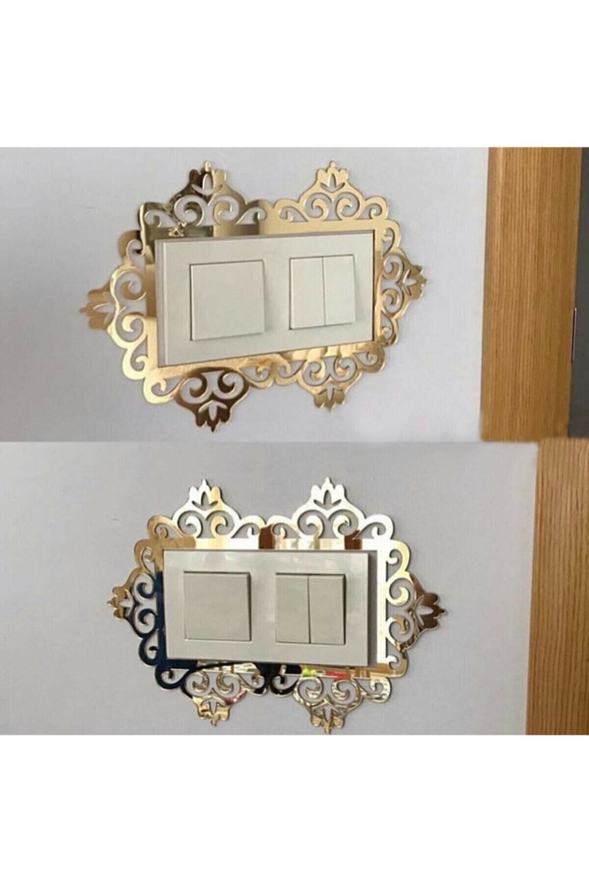 Dekoratif Priz Anahtar Çerçevesi Pleksi 1 Adet Ekru