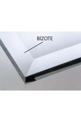 Hmconsept Dekoratif Kare Cam Ayna 4'lü 20x20 Bizoteli Beyaz