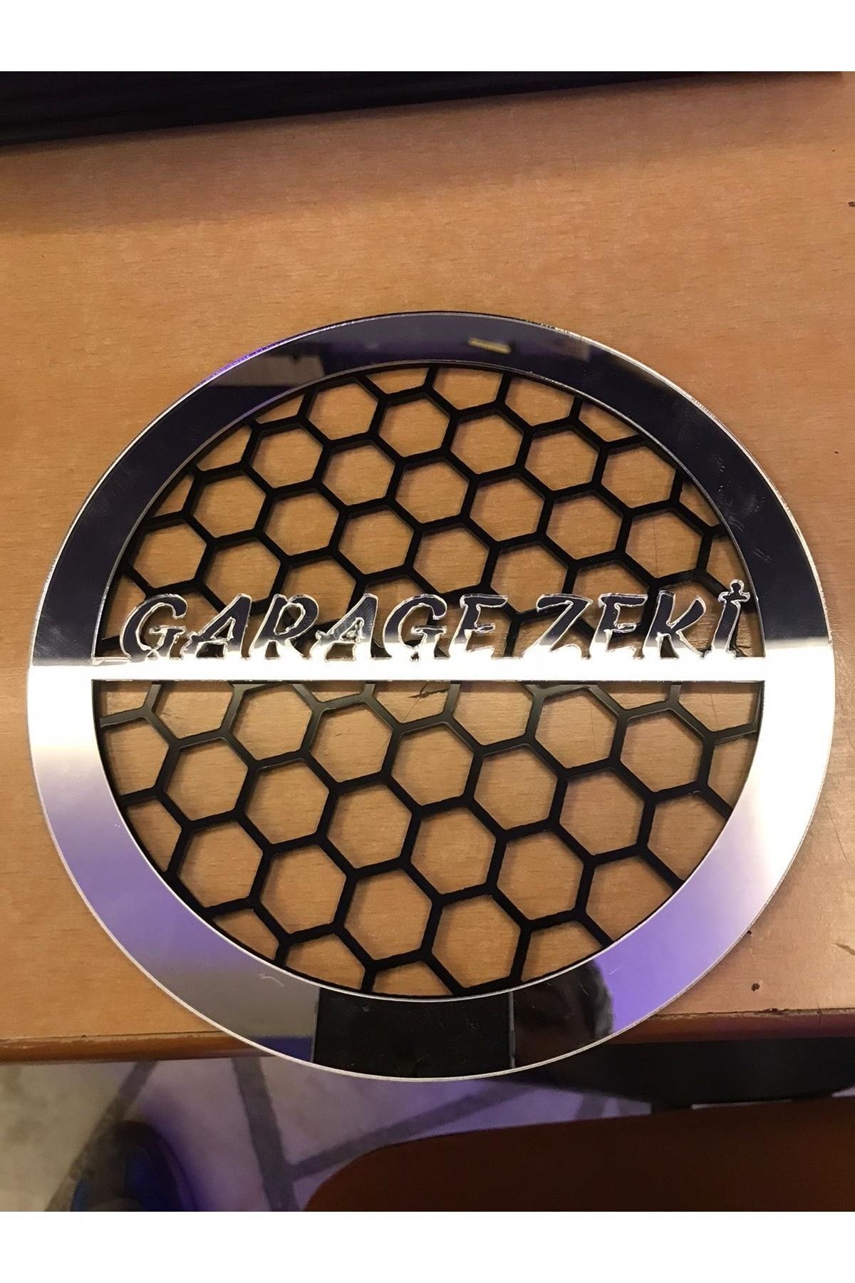 Midrange Isme Özel Pleksi Hoporlör Kapağı 20 Cm Gümüş Yada Gold