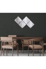 4 Parca Kare Ayna 30x30
