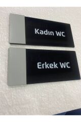 Modern Tasarım Pleksi Wc Tabelası