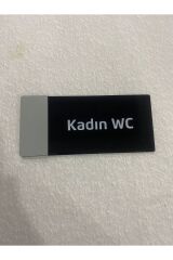 Modern Tasarım Pleksi Wc Tabelası