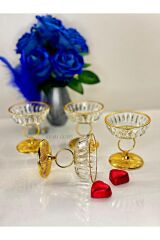 Dream Glass 6.li Yüzük Metal Ayak Lokumluk